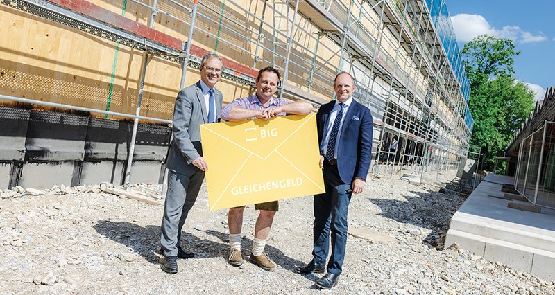 Dachgleiche für das Trainings- und Diagnostikzentrum der Uni Graz