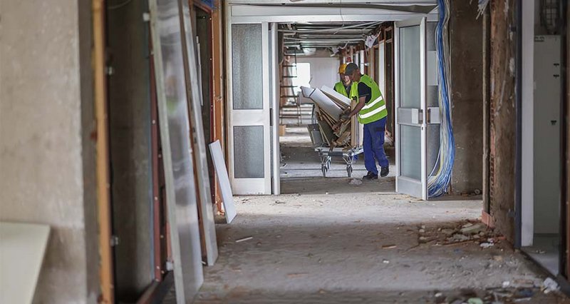 Re-Use Vorklinik Abbrucharbeiten